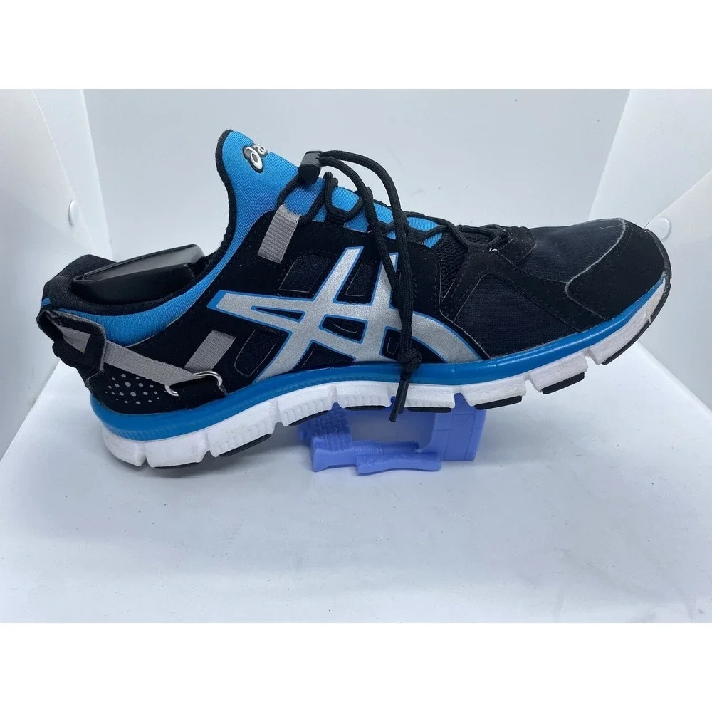 Asics Gel Synthesis Women's Size 9 Running Athletic Shoes, Black/Blue H350L